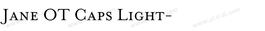 Jane OT Caps Light字体转换